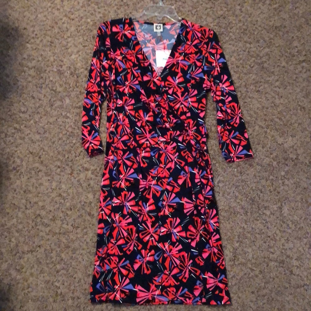 NWT Anne Klein wrap dress